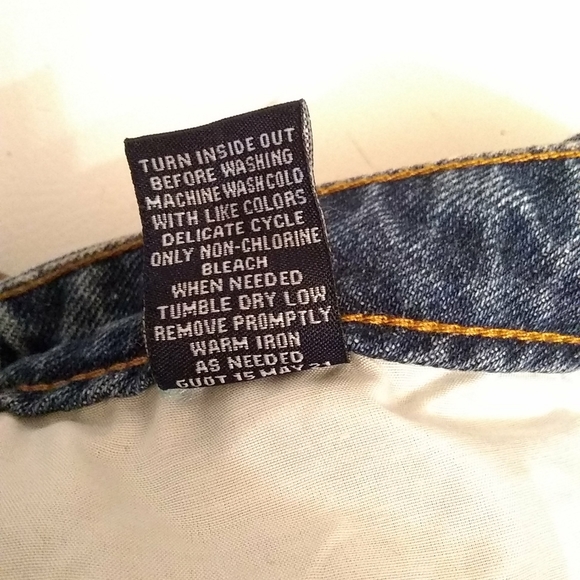 VANILLA STAR Pants  BOYFRIEND Jean Super High Rise Distressed Wash Size 11 - Picture 6 of 6